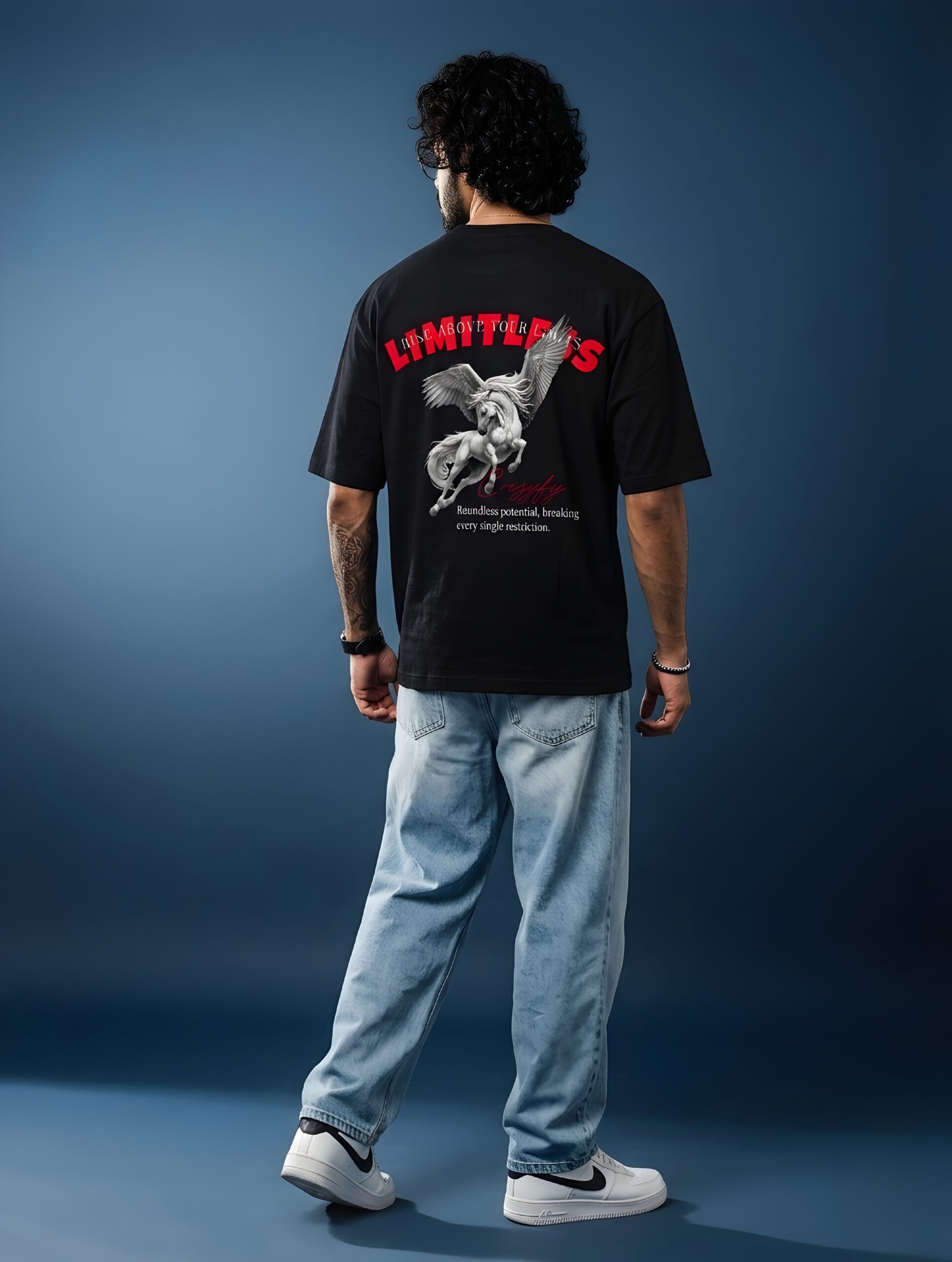 limitless oversized t shirt 240 gsm premium quality limitless oversized t shirt 240 gsm premium quality