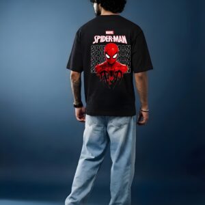 premium spider man oversized t shirt – 240 gsm heavyweight cotton
